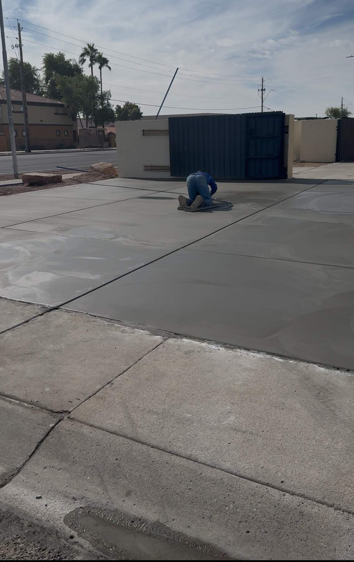 Sidewalk finish