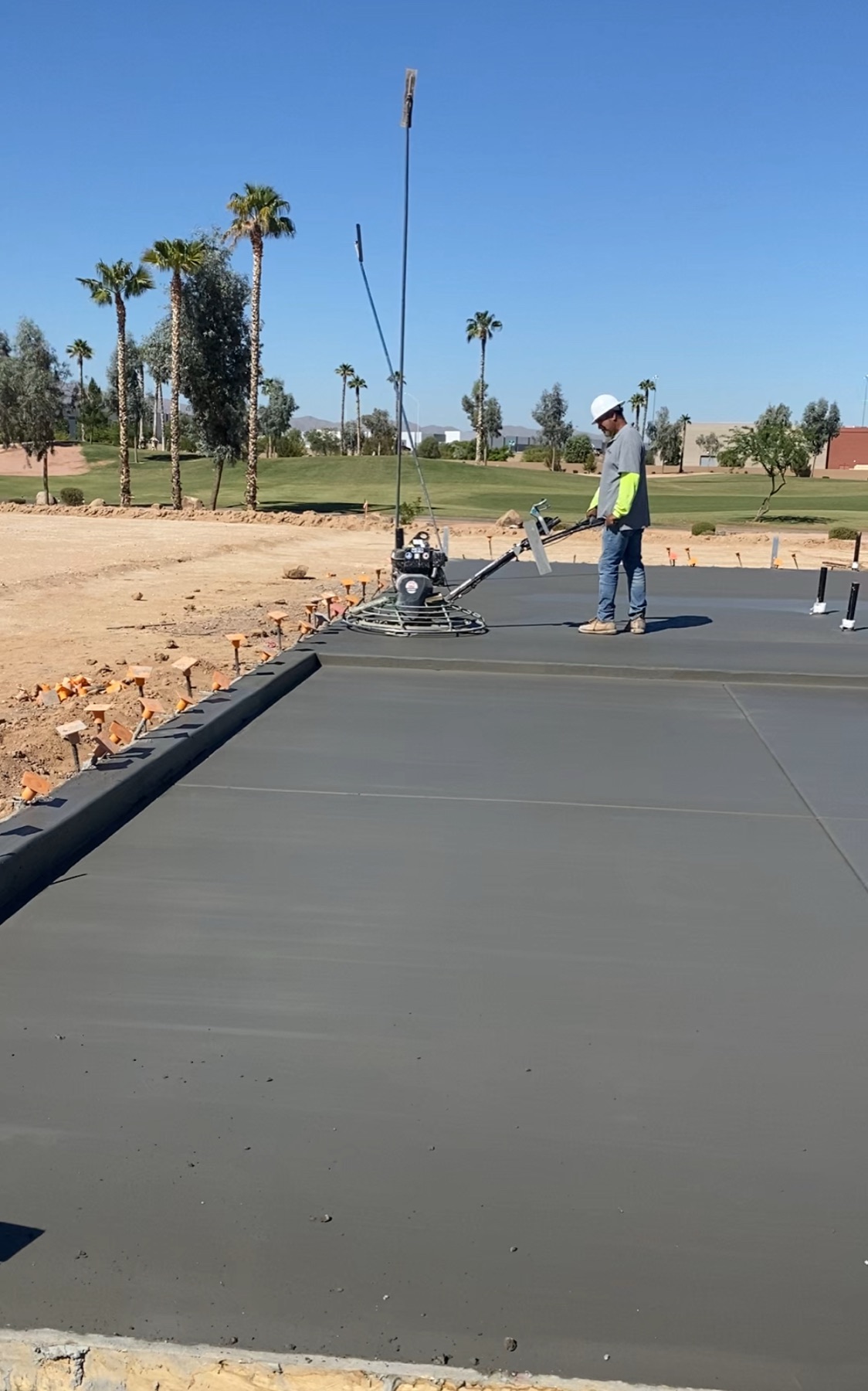 Post-tension slab — Scottsdale golf course community