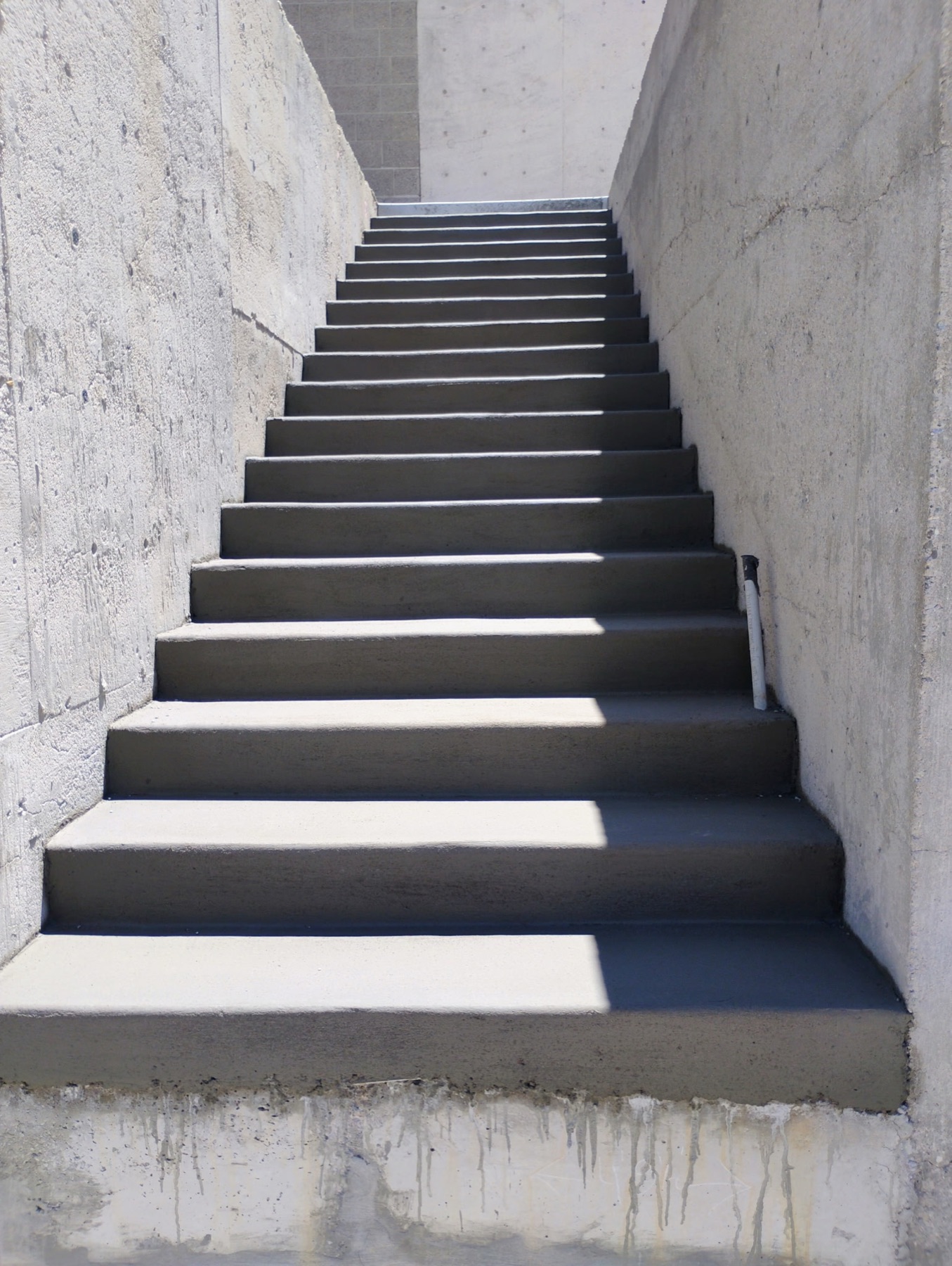 Concrete staircase